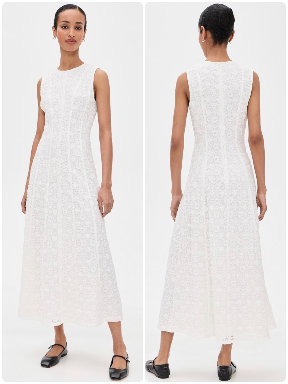 Hill House The Leanne Dress White Size Large